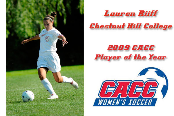CHESTNUT HILL'S RIIFF CHOSEN CACC WOMEN'S SOCCER PLAYER OF THE YEAR