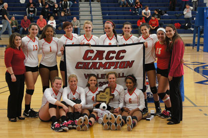 CALDWELL CLAIMS SECOND STRAIGHT CACC VOLLEYBALL CHAMPIONSHIP