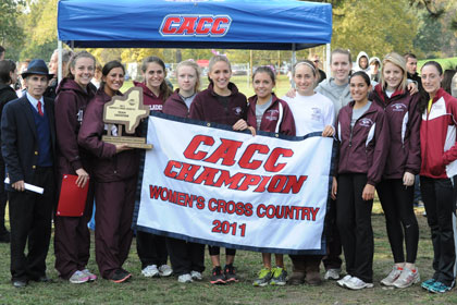 PHILADELPHIA CLAIMS FOURTH STRAIGHT CACC WOMEN'S CROSS COUNTRY CHAMPIONSHIP