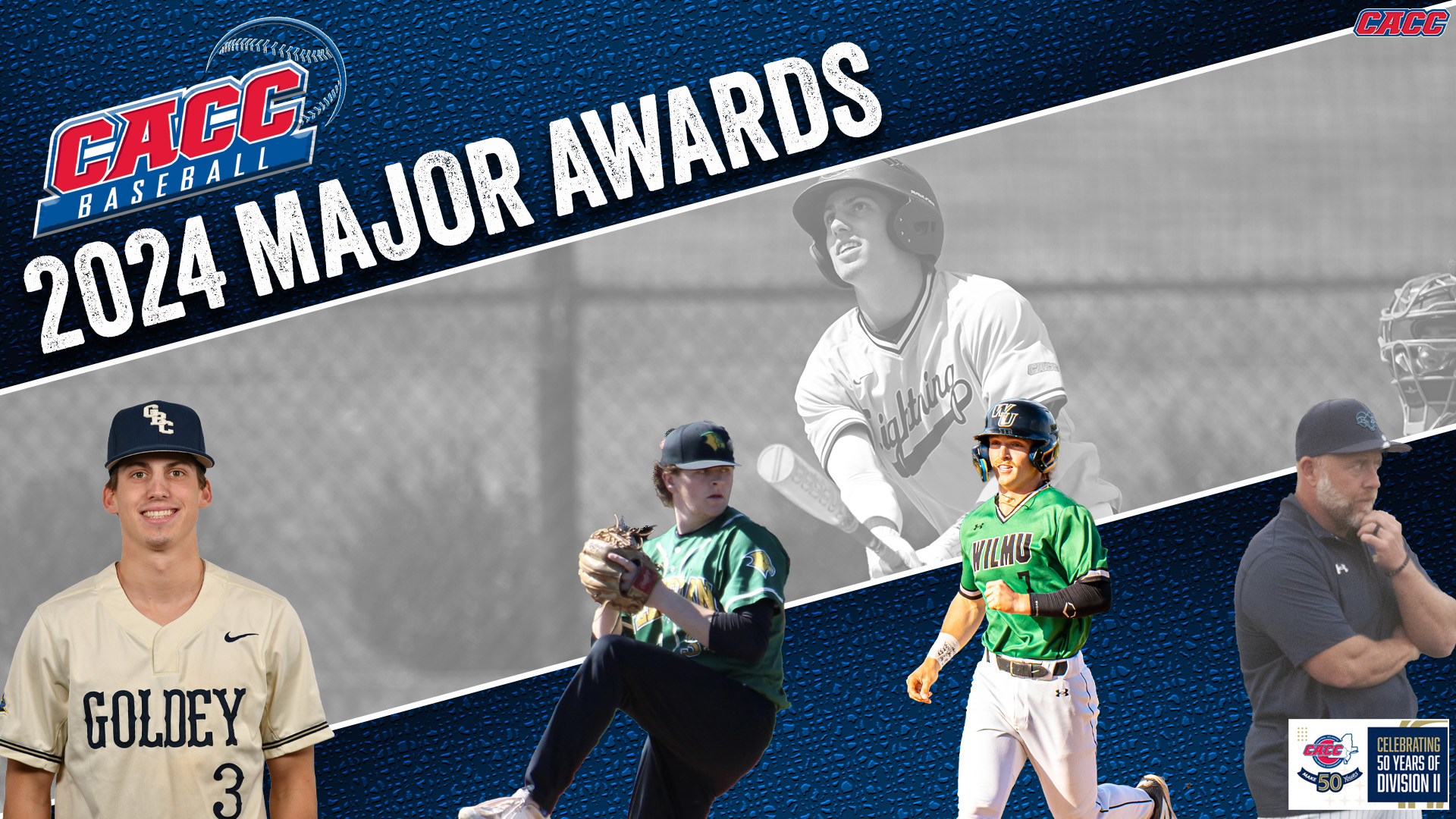 GBC's Kolmansberger Named '24 CACC Baseball POY; All-Conference Teams Announced