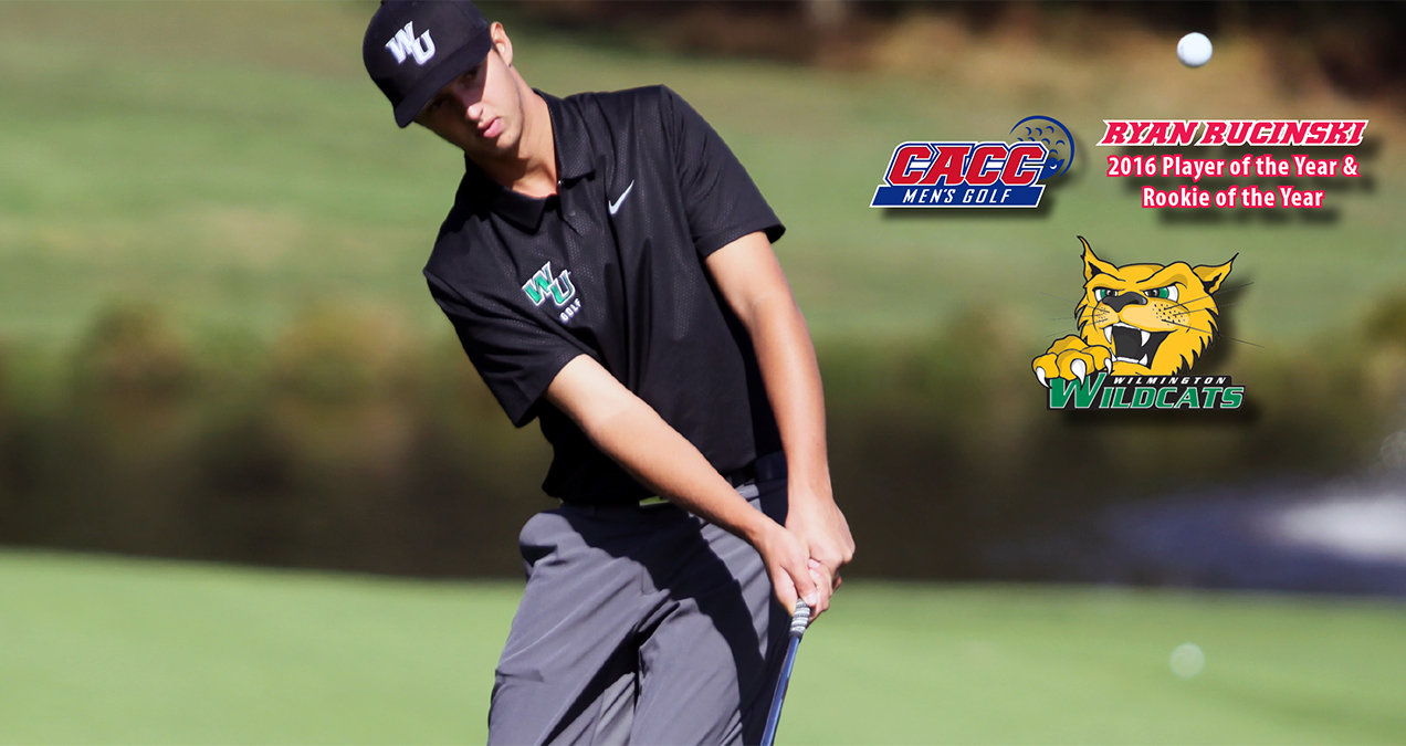 Wilmington's Ryan Rucinski Named 2016 CACC Men's Golf Player & Rookie of the Year