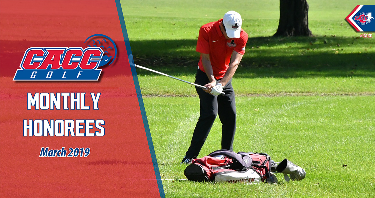 CACC Men's Golf Monthly Honorees (March 2019)