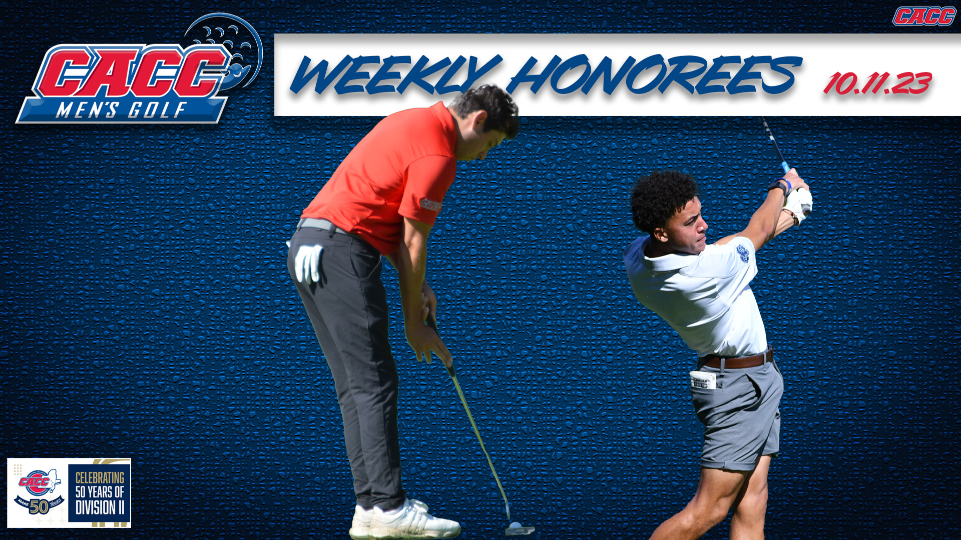 CACC Men's Golf Weekly Honorees (10-11-23)