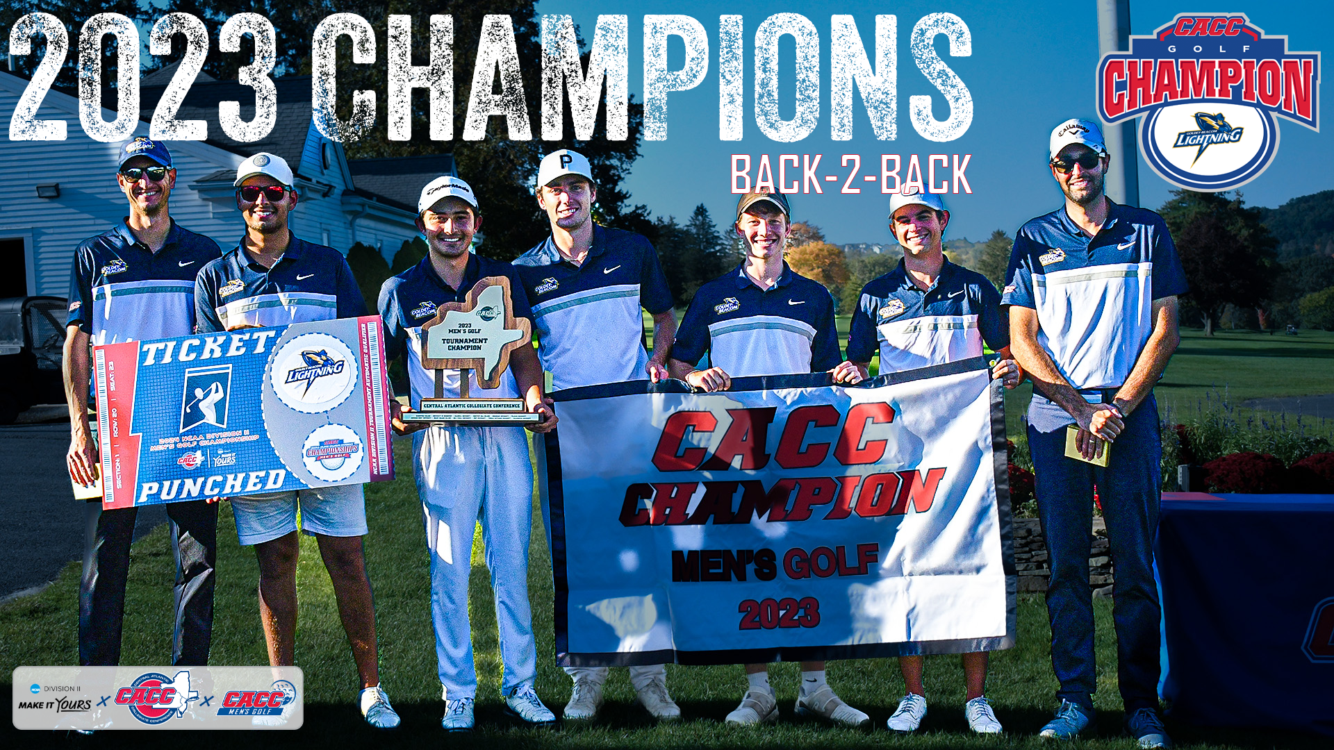 Koch Wins Individual Playoff but G-B Rallies for Team Title at 2023 CACC Golf Championship
