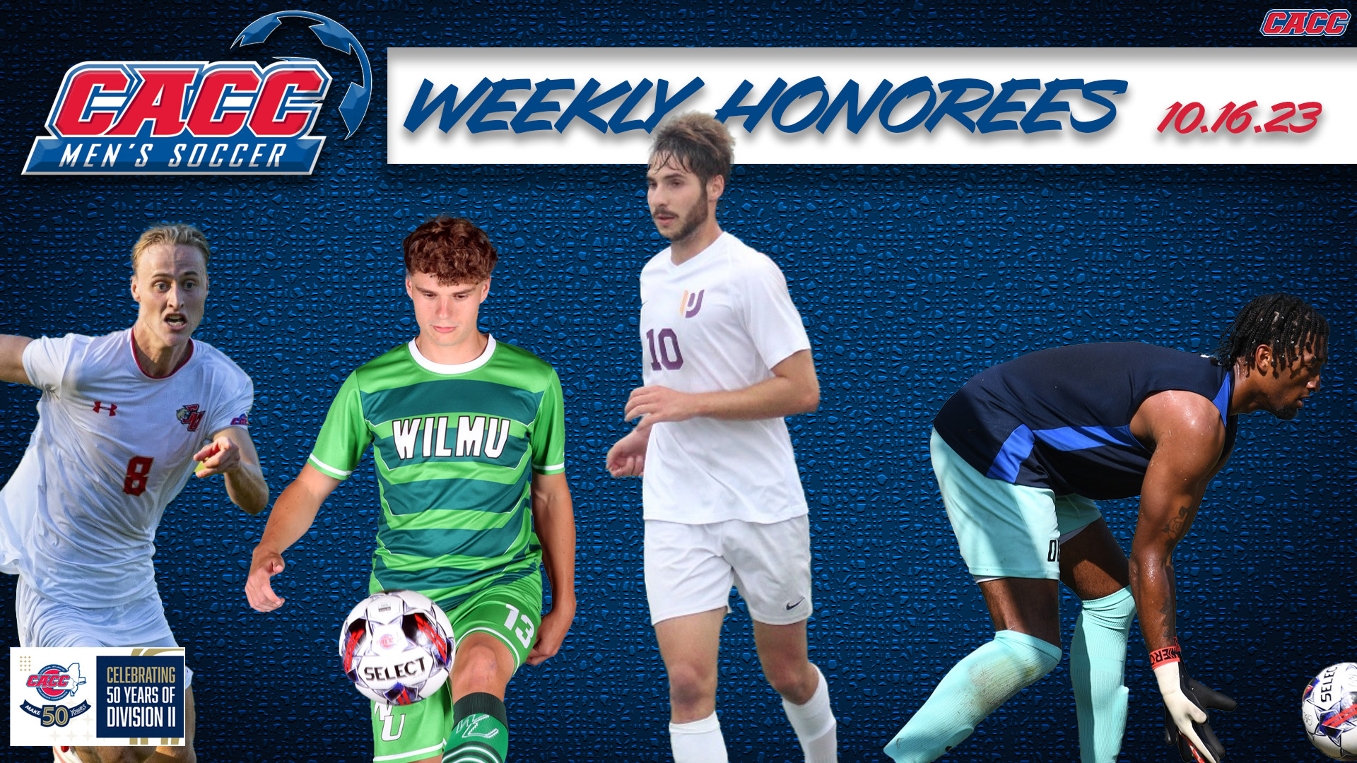 CACC Men's Soccer Weekly Honorees (10-16-23)