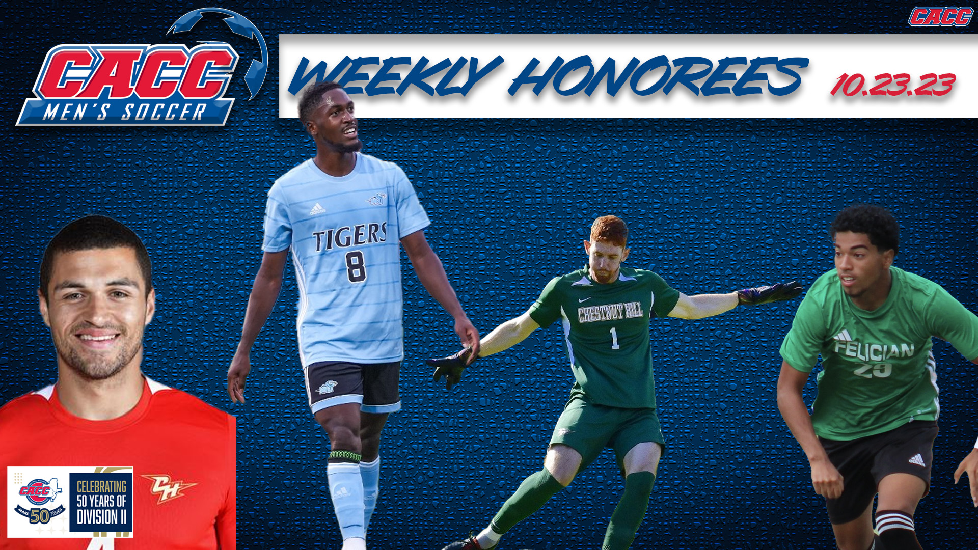 CACC Men's Soccer Weekly Honorees (10-23-23)