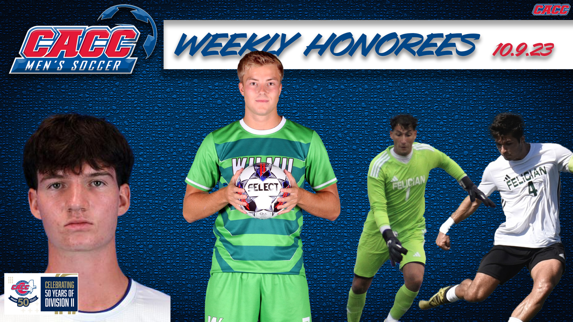 CACC Men's Soccer Weekly Honorees (10-9-23)