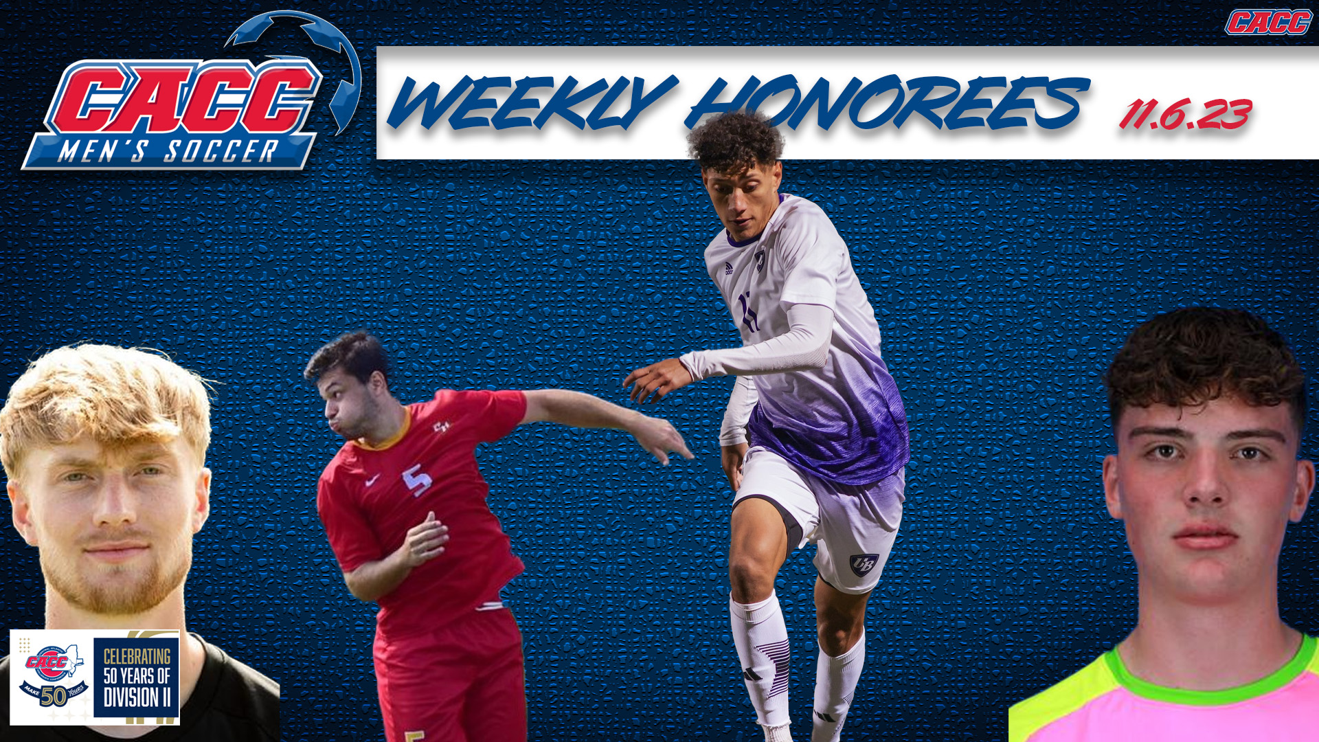 CACC Men's Soccer Weekly Honorees (11-6-23)