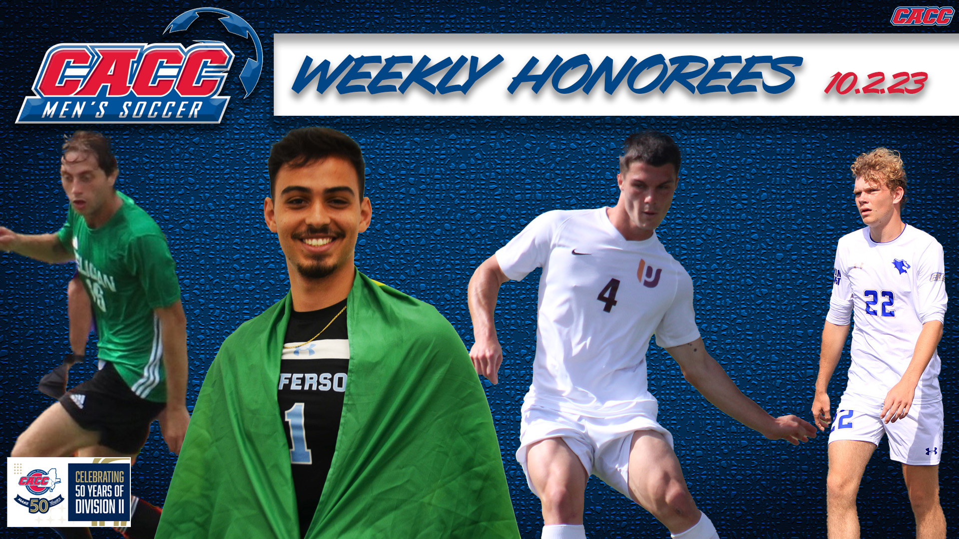 CACC Men's Soccer Weekly Honorees (10-2-23)