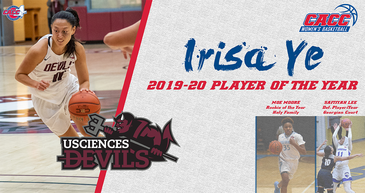 USciences Irisa Ye Named 2019-20 CACC WBB Player of the Year; All-League Teams Announced