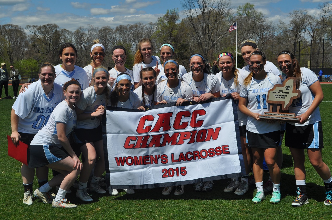 Holy Family Women's Lacrosse Wins Third CACC Championship in Four Years