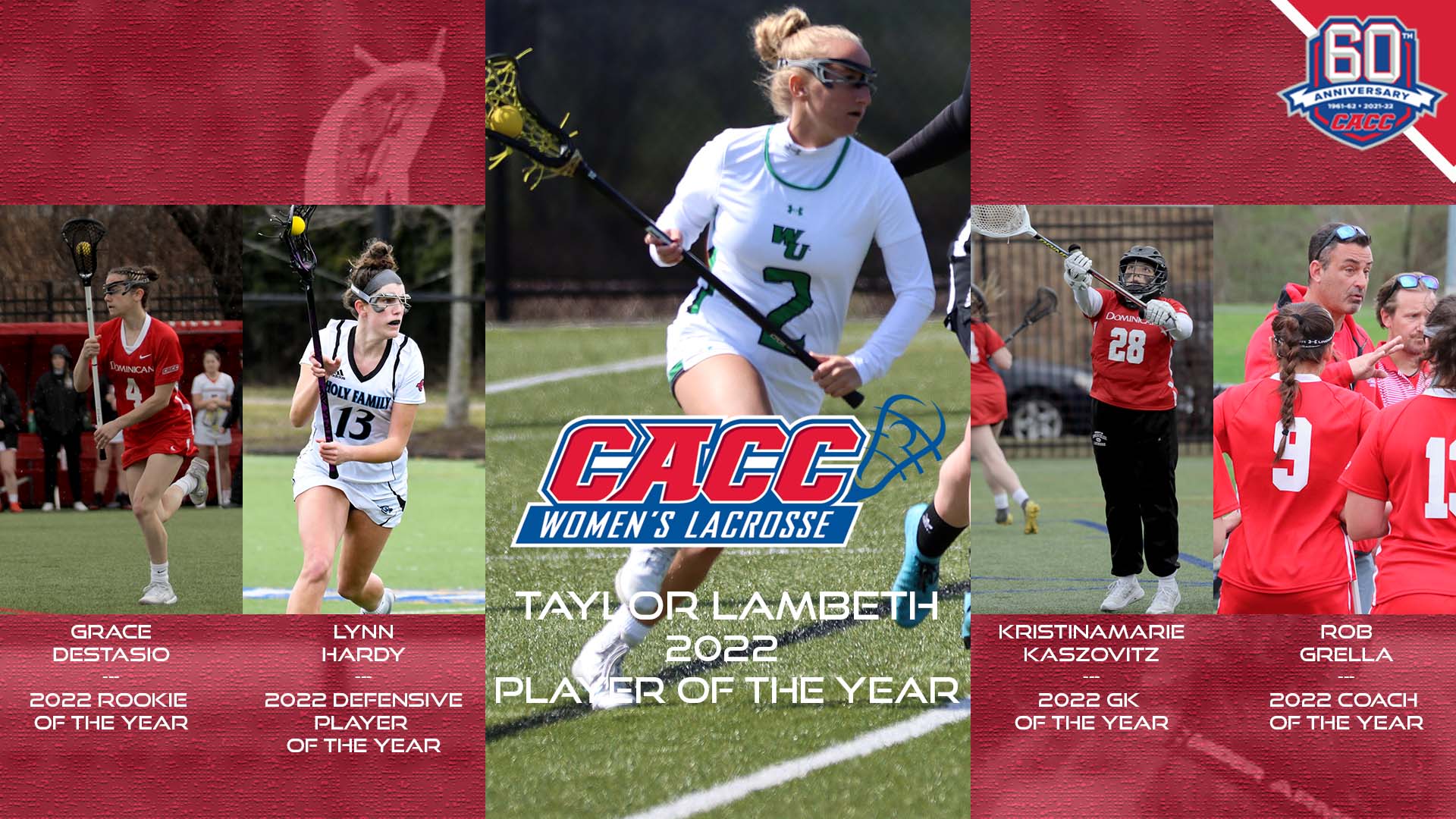 Taylor Lambeth Named 2022 CACC WLAX Player of the Year