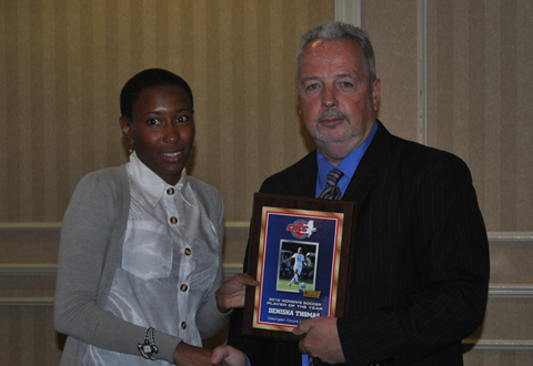GEORGIAN COURT’S DENISHA THOMAS SELECTED AS CACC WOMEN'S SOCCER PLAYER OF THE YEAR