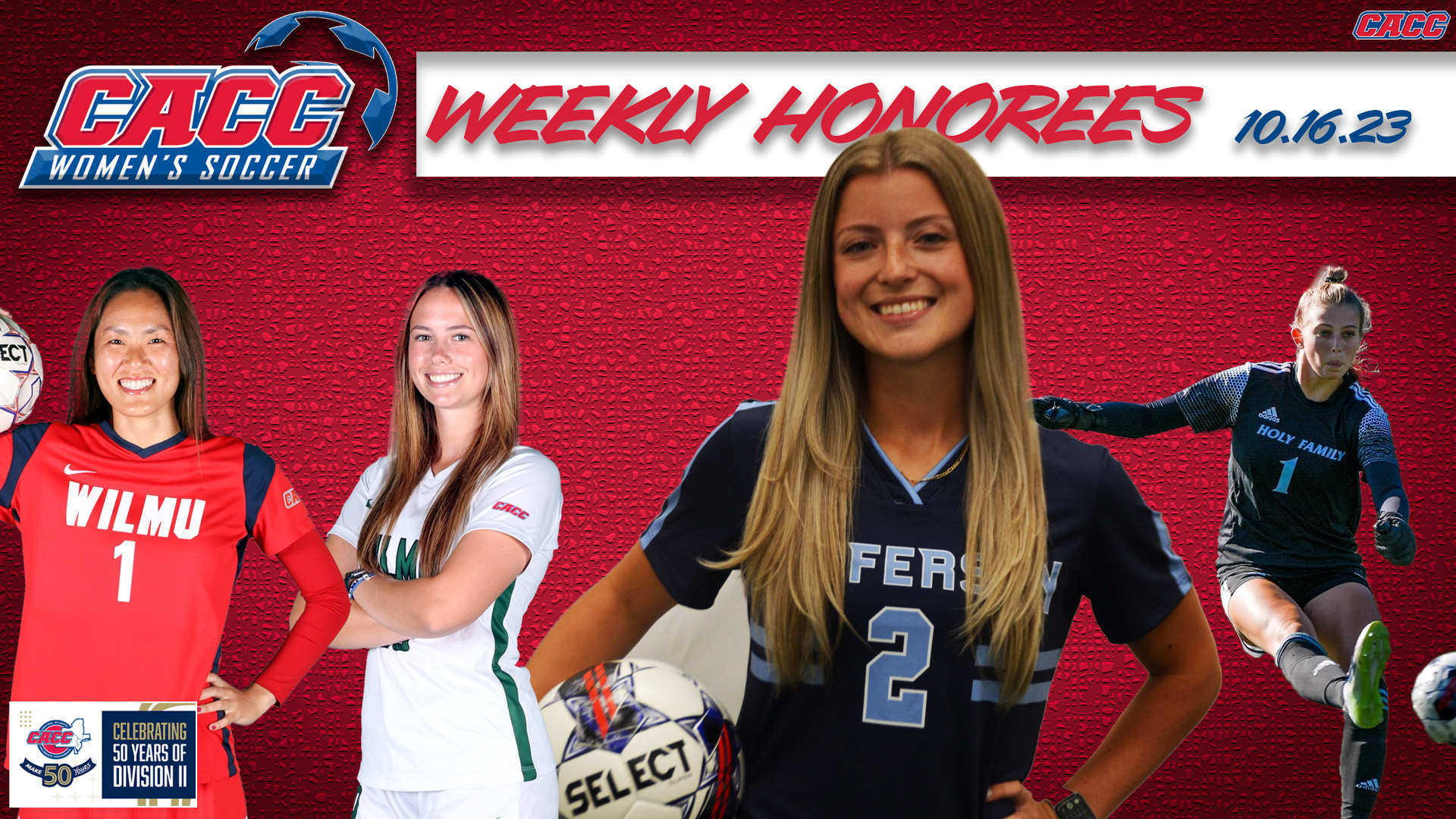 CACC Women's Soccer Weekly Honorees (10-16-23)