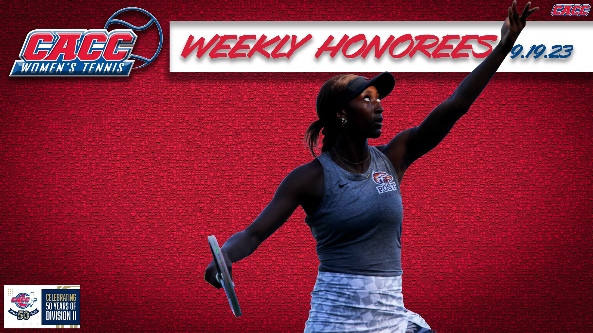 CACC Women's Tennis Weekly Honorees (9-19-23)
