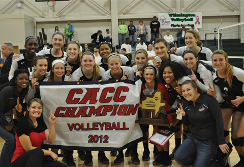 DOMINICAN SWEEPS WILMINGTON TO CLAIM 2012 CACC VOLLEYBALL CHAMPIONSHIP