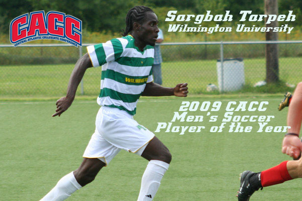 TARPEH HONORED AS CACC MEN'S SOCCER PLAYER OF THE YEAR
