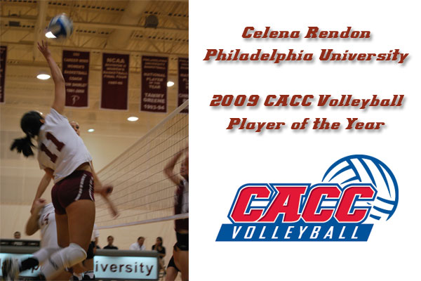 PHILADELPHIA'S RENDON VOTED CACC VOLLEYBALL PLAYER OF THE YEAR