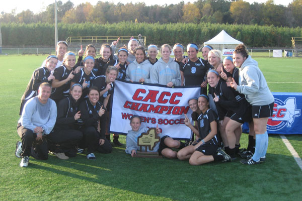 TOLE SCORES GAME-WINNER AS HOLY FAMILY WINS CACC WOMEN'S SOCCER CHAMPIONSHIP