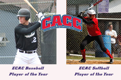 HOLLIDAY AND BECK CLAIM ECAC PLAYER OF THE YEAR HONORS FOR BASEBALL AND SOFTBALL