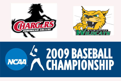 DOMINICAN AND WILMINGTON REMAIN ALIVE AT NCAA BASEBALL REGIONAL