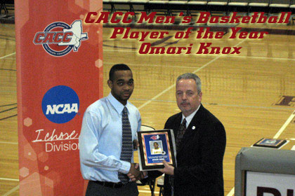BLOOMFIELD'S KNOX NAMED CACC MEN'S BASKETBALL PLAYER OF YEAR