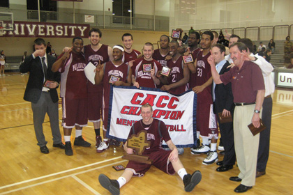 PHILADELPHIA CLAIMS SECOND STRAIGHT CACC MEN'S HOOPS TITLE