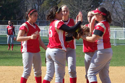 CALDWELL AND GEORGIAN COURT STAND UNDEFEATED AFTER FIRST DAY OF CACC SOFTBALL TOURNAMENT