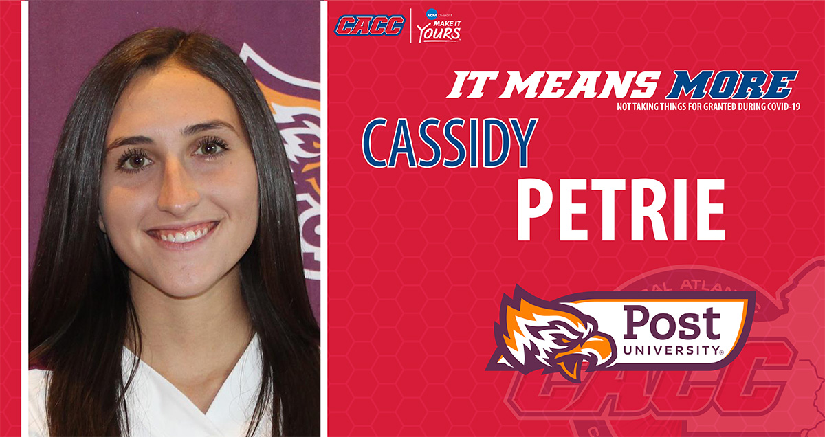 IT MEANS MORE: Cassidy Petrie (Post University)