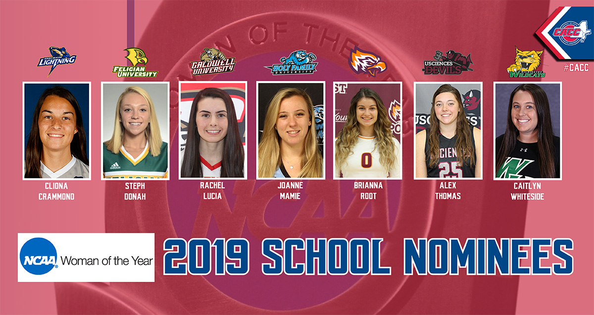 Seven CACC Standouts Recognized as School Nominees for 2019 NCAA Woman-of-the-Year Award
