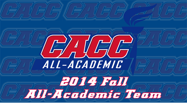 Record 218 Student-Athletes Named to Fall 2014 CACC All-Academic Teams