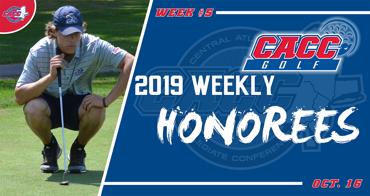 CACC Men's Golf Weekly Honorees (Oct. 16)