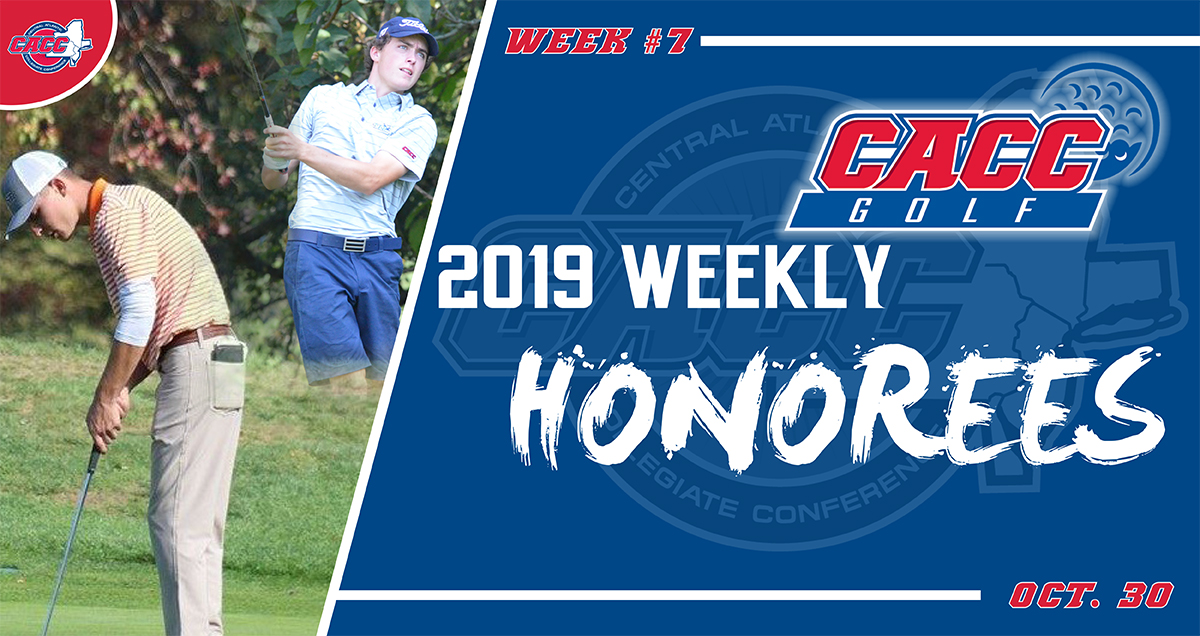 CACC Men's Golf Weekly Honorees (Oct. 30)