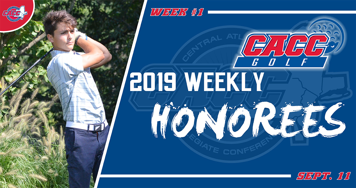 CACC Men's Golf Weekly Honorees (Sept. 11)