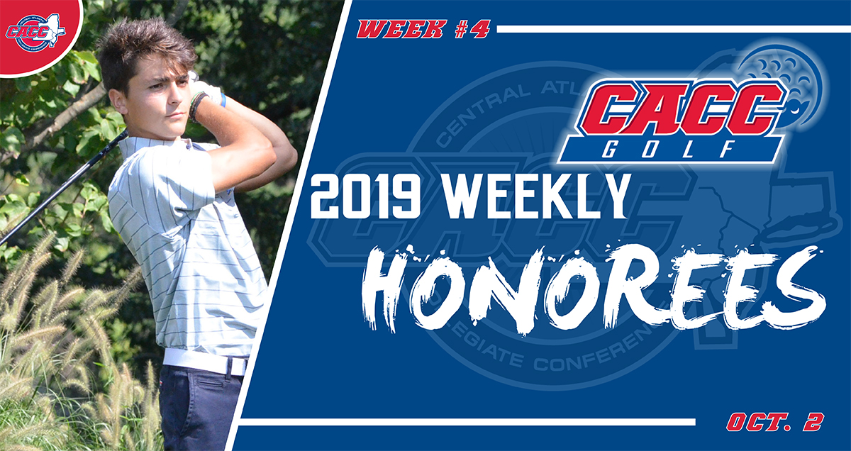 CACC Men's Golf Weekly Honorees (Oct. 2)