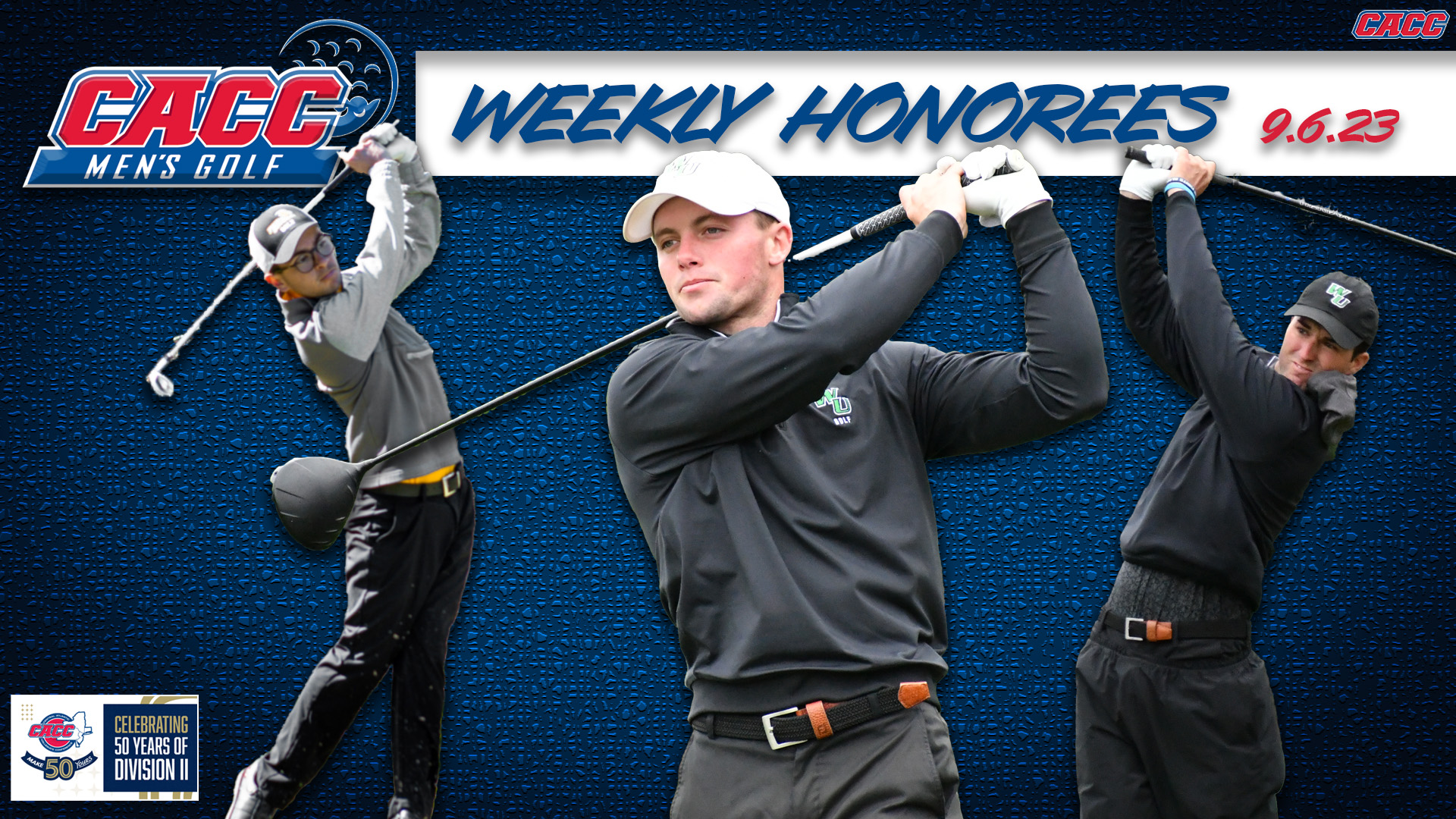 CACC Men's Golf Weekly Honorees (9-6-23)
