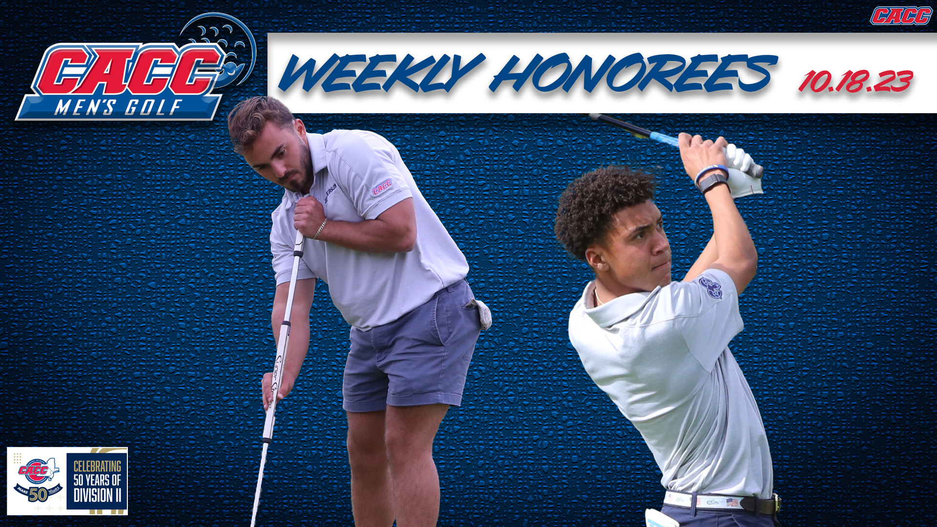 CACC Men's Golf Weekly Honorees (10-18-23)