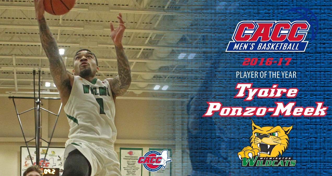 WilmU's Tyaire Ponzo-Meek Named 2016-17 CACC MBB Player of the Year; All-CACC Teams Announced
