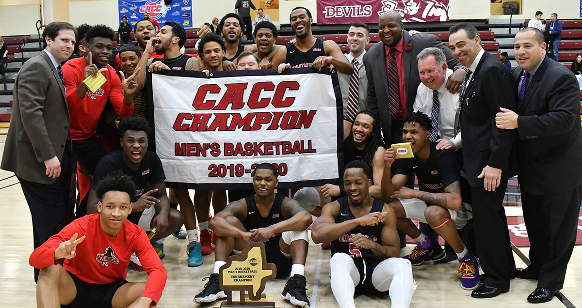 Dominican Pulls Away from Jefferson to Claim Second-Straight CACC Men's Basketball Championship