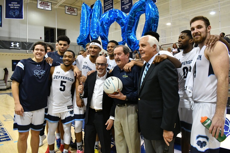 Thumbnail photo for the Herb Magee's 1,100th Career Win gallery