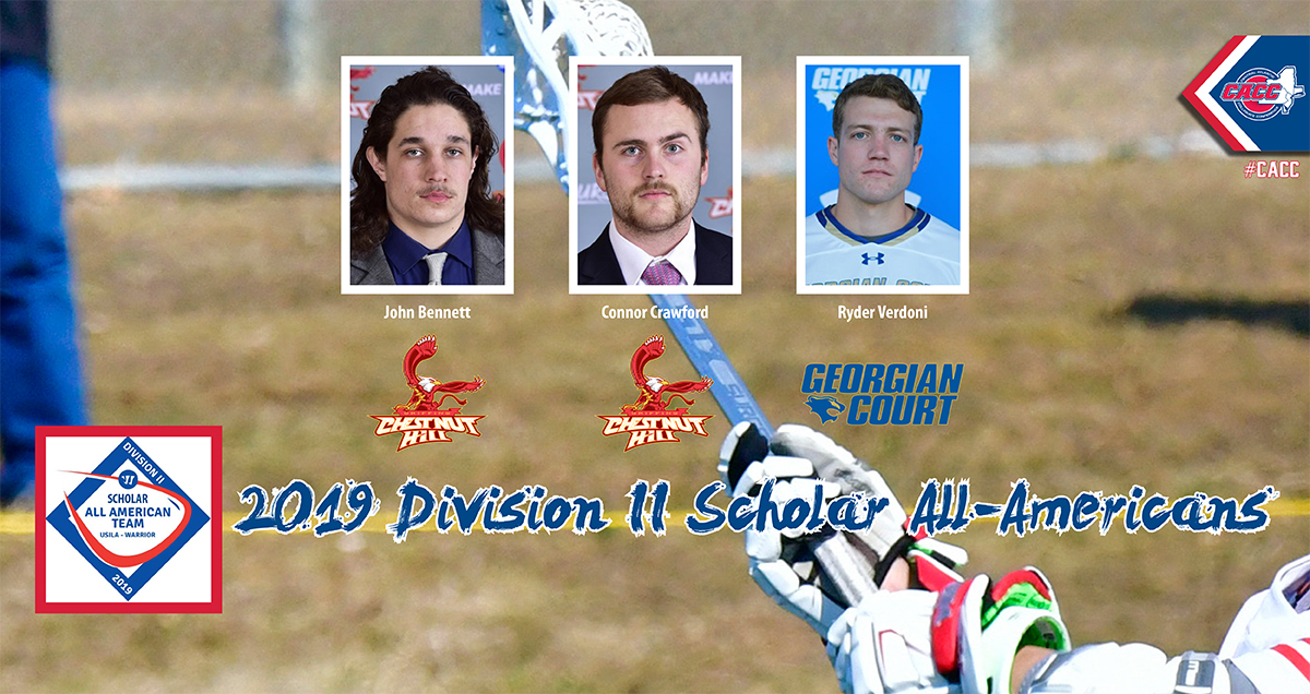 Trio of CACC Men's Lacrosse Standouts Named Scholar All-Americans by USILA