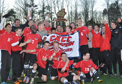 DOMINICAN EDGES POST ON PENALTY KICKS TO CLAIM 2012 CACC MEN’S SOCCER CROWN