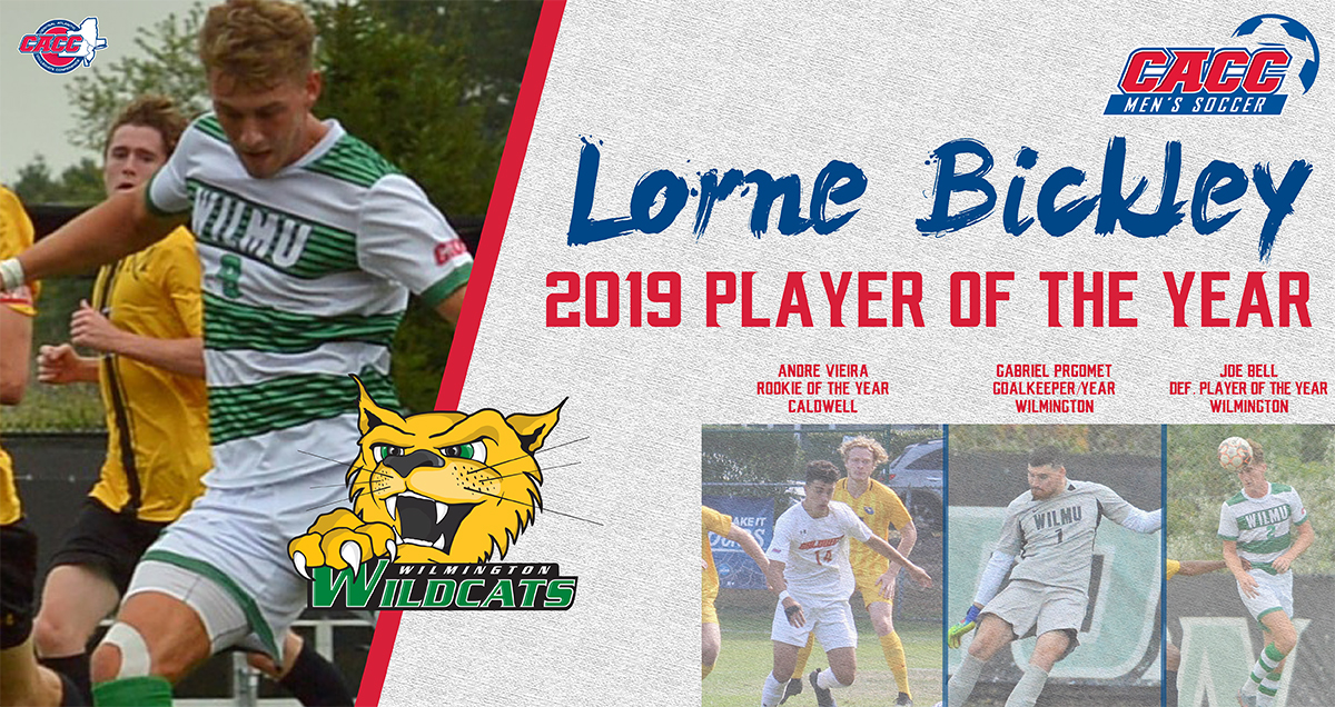 Wilmington's Lorne Bickley Named 2019 CACC Men's Soccer Player of the Year as All-CACC Teams Announced