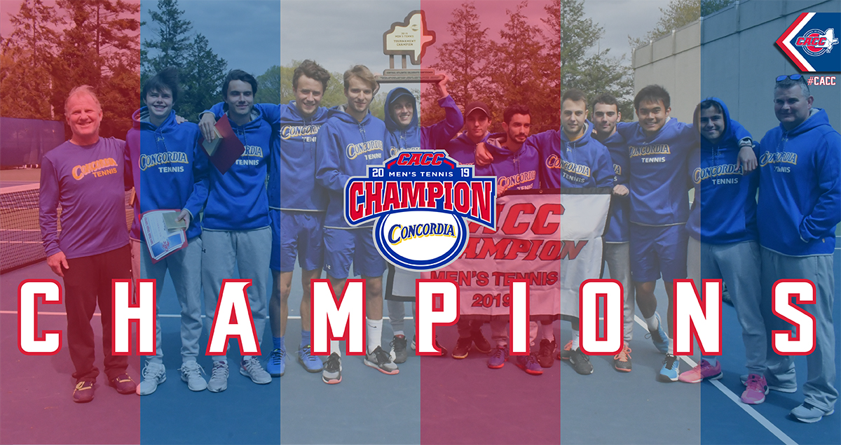 Concordia Claims Second-Straight CACC Men's Tennis Championship with 4-0 Win over Chestnut Hill