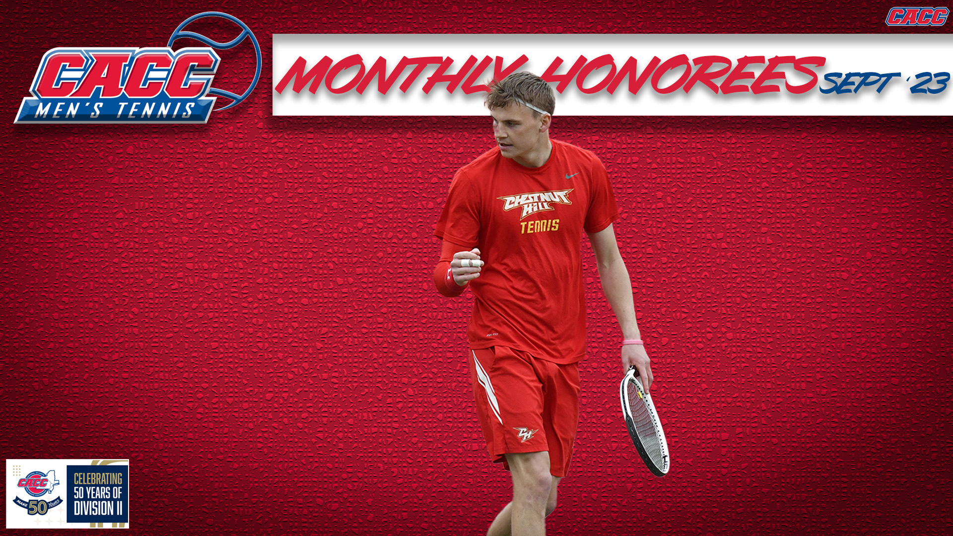 CACC Men's Tennis Monthly Honorees (Sept.)