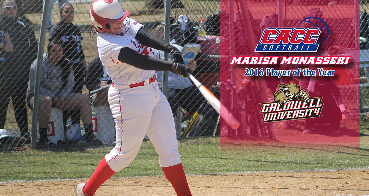 Caldwell's Marisa Monasseri Named 2016 Player of the Year to Highlight Softball All-CACC Teams