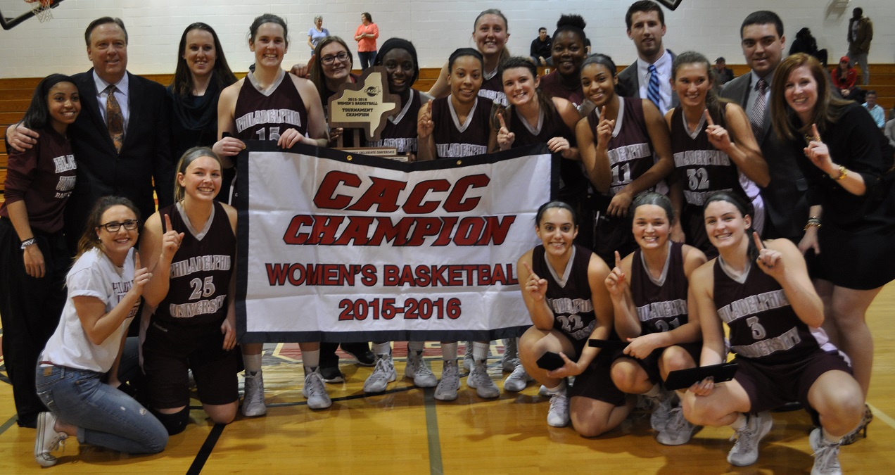 Strong Defensive Effort Leads Philadelphia to 2015-16 CACC Women's Basketball Championship Title