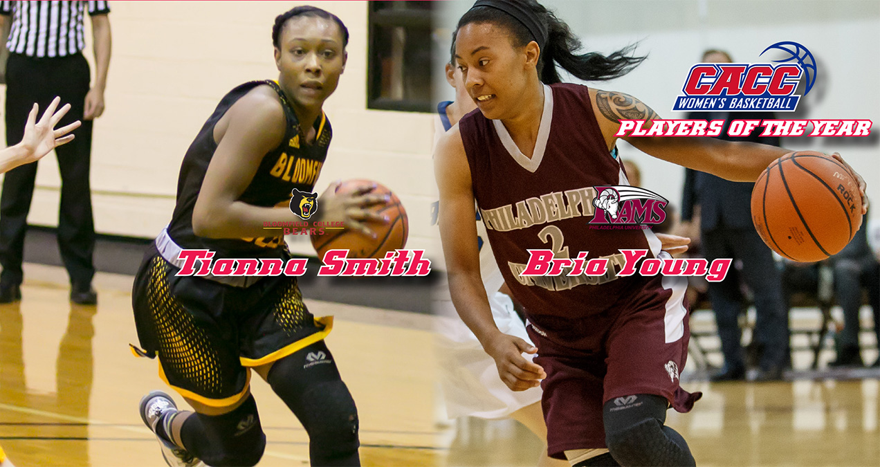 Bloomfield's Tianna Smith & PhilaU's Bria Young Named CACC Women's Basketball Players of the Year