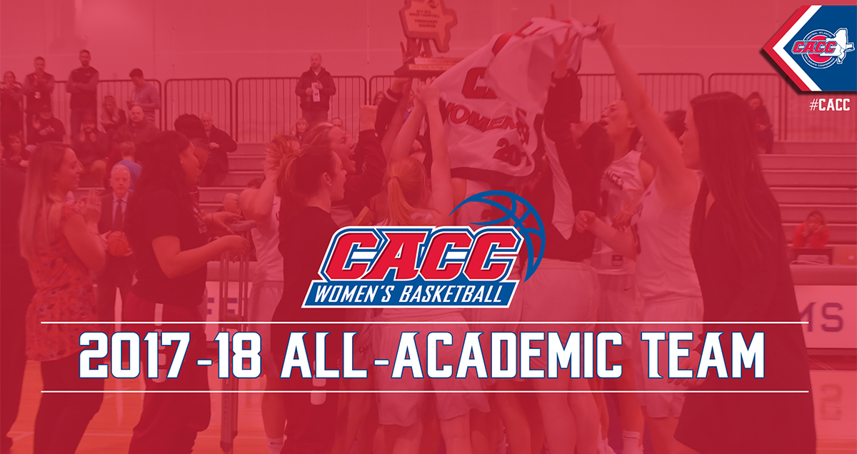 Thirty-Six Student-Athletes Placed on 2017-18 CACC Women's Basketball All-Academic Team