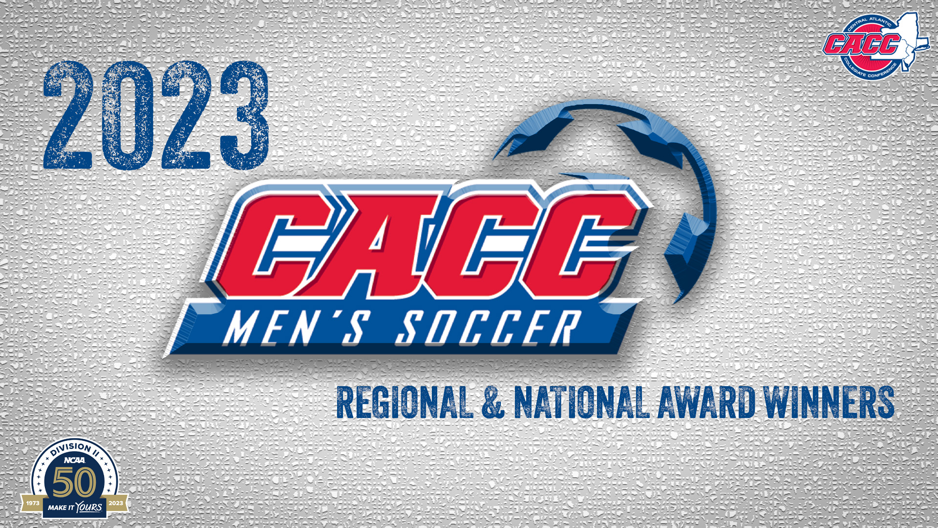 2023 CACC Men's Soccer Regional &amp; National Award Winners